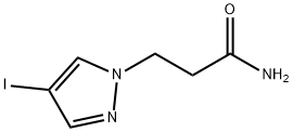 1H-pyrazole-1-propanamide, 4-iodo- Struktur