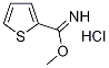 Thiophene-2-carboximidic acid methyl ester hydrochloride Struktur