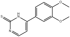 4-(3,4-Dimethoxyphenyl)pyrimidine-2(1H)-thione Struktur