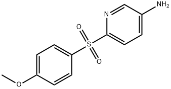 6-[(4-Methoxyphenyl)sulfonyl]-3-pyridinylamine Struktur