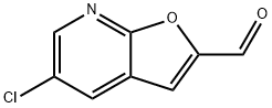 5-Chlorofuro[2,3-b]pyridine-2-carbaldehyde Struktur