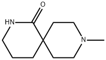 9-Methyl-2,9-diazaspiro[5.5]undecan-1-one Struktur