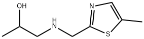 1-{[(5-Methyl-1,3-thiazol-2-yl)methyl]-amino}propan-2-ol dihydrochloride Struktur