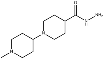 1'-Methyl-1,4'-bipiperidine-4-carbohydrazide Struktur