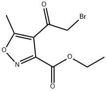 Ethyl 4-(2-bromoacetyl)-5-methylisoxazole-3-carboxylate Struktur