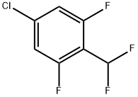 5-Chloro-2-(difluoromethyl)-1,3-difluorobenzene Struktur