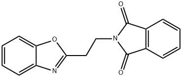 2-[2-(1,3-Benzoxazol-2-yl)ethyl]-1H-isoindole-1,3(2H)-dione Struktur