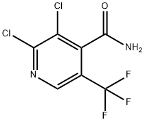 2,3-Dichloro-5-(trifluoromethyl)isonicotinamide Struktur