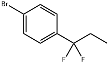 1-Bromo-4-(1,1-difluoropropyl)benzene Struktur