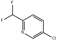 5-Chloro-2-(difluoromethyl)pyridine Struktur