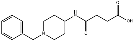 4-[(1-BENZYL-4-PIPERIDINYL)AMINO]-4-OXOBUTANOIC ACID Struktur