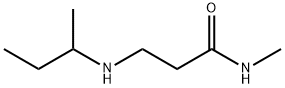 3-(SEC-BUTYLAMINO)-N-METHYLPROPANAMIDE Struktur