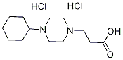 3-(4-CYCLOHEXYL-PIPERAZIN-1-YL)-PROPIONIC ACIDDIHYDROCHLORIDE Struktur