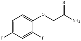 2-(2,4-difluorophenoxy)ethanethioamide Struktur