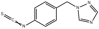 1-(4-Isothiocyanatobenzyl)-1H-1,2,4-triazole Struktur