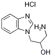 1-Amino-3-benzoimidazol-1-yl-propan-2-olhydrochloride Struktur