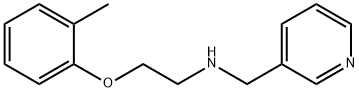 2-(2-Methylphenoxy)-N-(3-pyridinylmethyl)-1-ethanamine Struktur