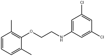 3,5-Dichloro-N-[2-(2,6-dimethylphenoxy)-ethyl]aniline Struktur