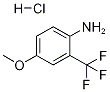 4-Methoxy-2-(trifluoromethyl)phenylaminehydrochloride Struktur