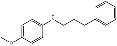 4-Methoxy-N-(3-phenylpropyl)aniline Struktur