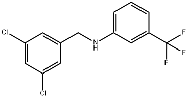 N-(3,5-Dichlorobenzyl)-3-(trifluoromethyl)aniline Struktur