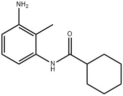 N-(3-Amino-2-methylphenyl)cyclohexanecarboxamide Struktur