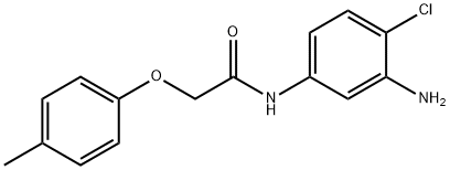 N-(3-Amino-4-chlorophenyl)-2-(4-methylphenoxy)-acetamide Struktur