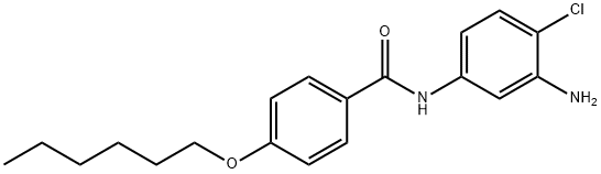 N-(3-Amino-4-chlorophenyl)-4-(hexyloxy)benzamide Struktur