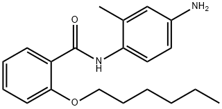 N-(4-Amino-2-methylphenyl)-2-(hexyloxy)benzamide Struktur