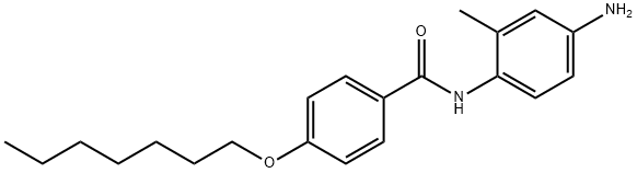 N-(4-Amino-2-methylphenyl)-4-(heptyloxy)benzamide Struktur