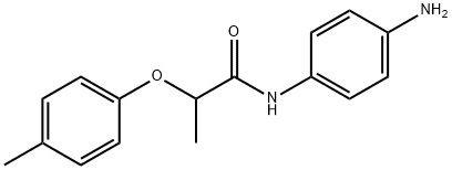 N-(4-Aminophenyl)-2-(4-methylphenoxy)propanamide Struktur