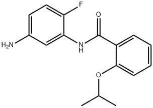 N-(5-Amino-2-fluorophenyl)-2-isopropoxybenzamide Struktur