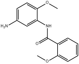 N-(5-Amino-2-methoxyphenyl)-2-methoxybenzamide Struktur