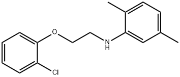 N-[2-(2-Chlorophenoxy)ethyl]-2,5-dimethylaniline Struktur