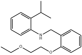 N-[2-(2-Ethoxyethoxy)benzyl]-2-isopropylaniline Struktur