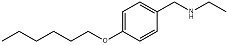 N-[4-(Hexyloxy)benzyl]-1-ethanamine Struktur