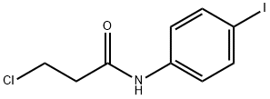 3-chloro-N-(4-iodophenyl)propanamide Struktur