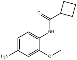 N-(4-amino-2-methoxyphenyl)cyclobutanecarboxamide Struktur