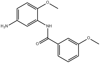 N-(5-amino-2-methoxyphenyl)-3-methoxybenzamide Struktur