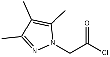 (3,4,5-trimethyl-1H-pyrazol-1-yl)acetyl chloride Struktur