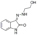 (3Z)-1H-indole-2,3-dione 3-[(2-hydroxyethyl)hydrazone] Struktur