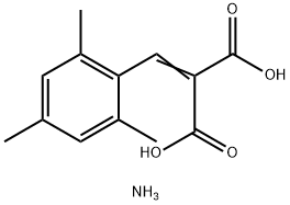 (mesitylmethylene)malonic acid diammoniate Struktur