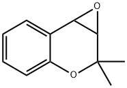 2,2-dimethyl-1a,7b-dihydro-2H-oxireno[c]chromene Struktur