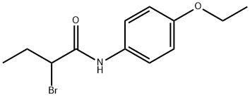 2-bromo-N-(4-ethoxyphenyl)butanamide Struktur