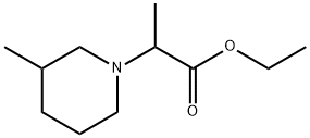 ethyl 2-(3-methylpiperidin-1-yl)propanoate Struktur