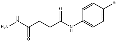 N-(4-bromophenyl)-4-hydrazino-4-oxobutanamide Struktur