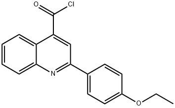 2-(4-ethoxyphenyl)quinoline-4-carbonyl chloride Struktur