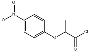 2-(4-nitrophenoxy)propanoyl chloride Struktur