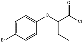 2-(4-bromophenoxy)butanoyl chloride Struktur