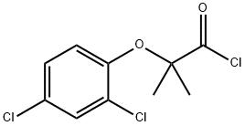 2-(2,4-dichlorophenoxy)-2-methylpropanoyl chloride Struktur